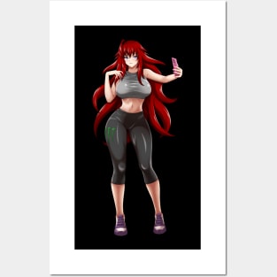 RIas Gremory selfie no bg Posters and Art